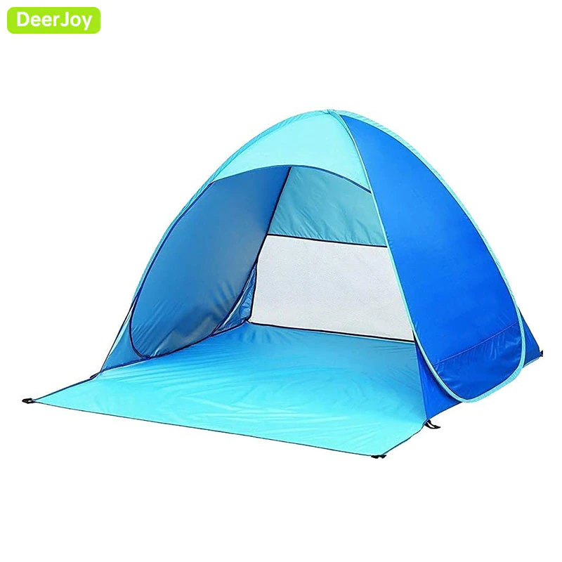 Cheap Goat Tents Beach Tent Pop Up Beach Tent for 1 3 Person Picnic Tent Rated UPF50+ for UV Protection Waterproof Sun Shelters for Camping Park Tents 